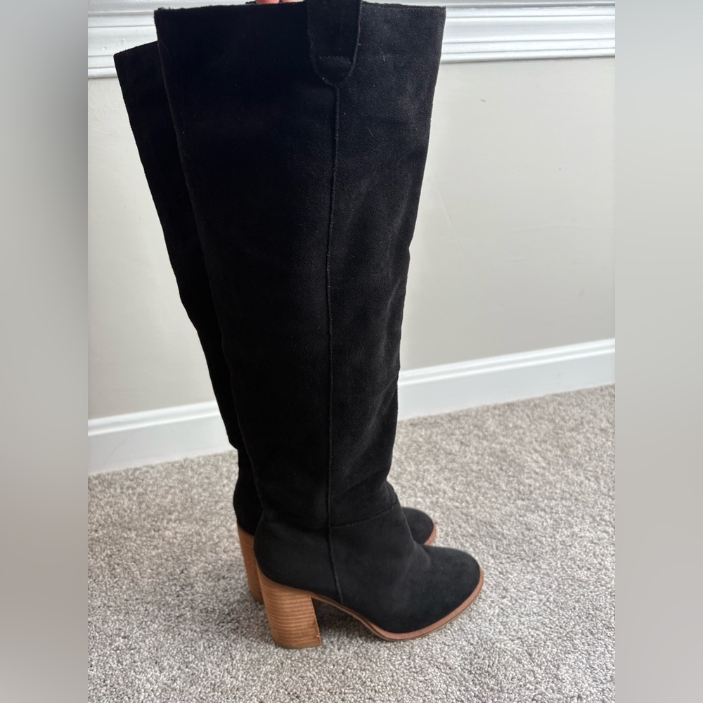 Vici black knee high boots
